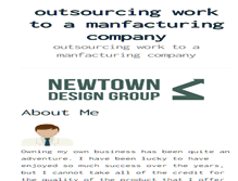 Tablet Screenshot of newtowndesigngroup.com